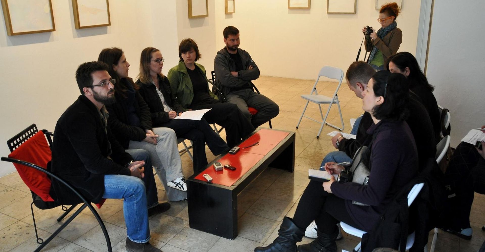 24.04.2012.,Pula - Pulska grupa organizira konferenciju za novinare na temu "Sveta Katarina je kulturno dobro!" u Multimedijalnom centru Luka u Puli.Na konferenciji je Pulska grupa iznijela svoj stav vezan uz proglasenje otoka Sveta Katarina kulturnim dobrom te prezentaciju istog na 13. Bijenalu arhitekture u Veneciji.Povod sazivanju konferencije je proslotjedna politicko-medijska hajka i etiketiranje strucnjaka u kulturi "mafijom" i "kriminalcima".
Photo: Dusko Marusic/PIXSELL