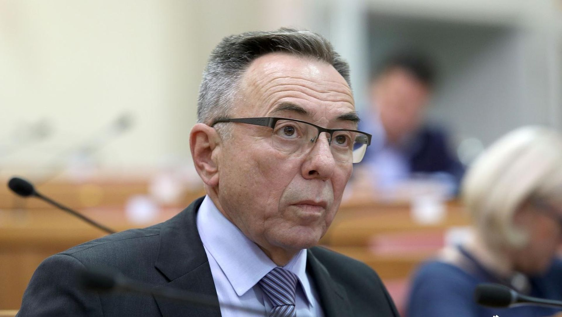 12.06.2019., Zagreb - Sabor je 12. sjednicu nastavio raspravom o konacnom prijedlogu zakona o vodama. Milorad Batinic. Photo: Patrik Macek/PIXSELL