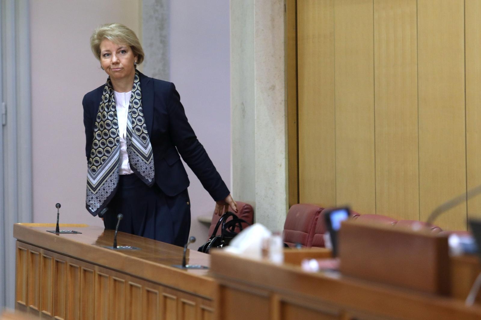 13.12.2019., Zagreb - Sabor je zadnji dan rada 15. sjednice poceo raspravom o konacnom prijedlogu zakona o potvrđivanju Sporazuma o strateškom partnerstvu između Europske unije i  Japana.
Photo: Patrik Macek/PIXSELL