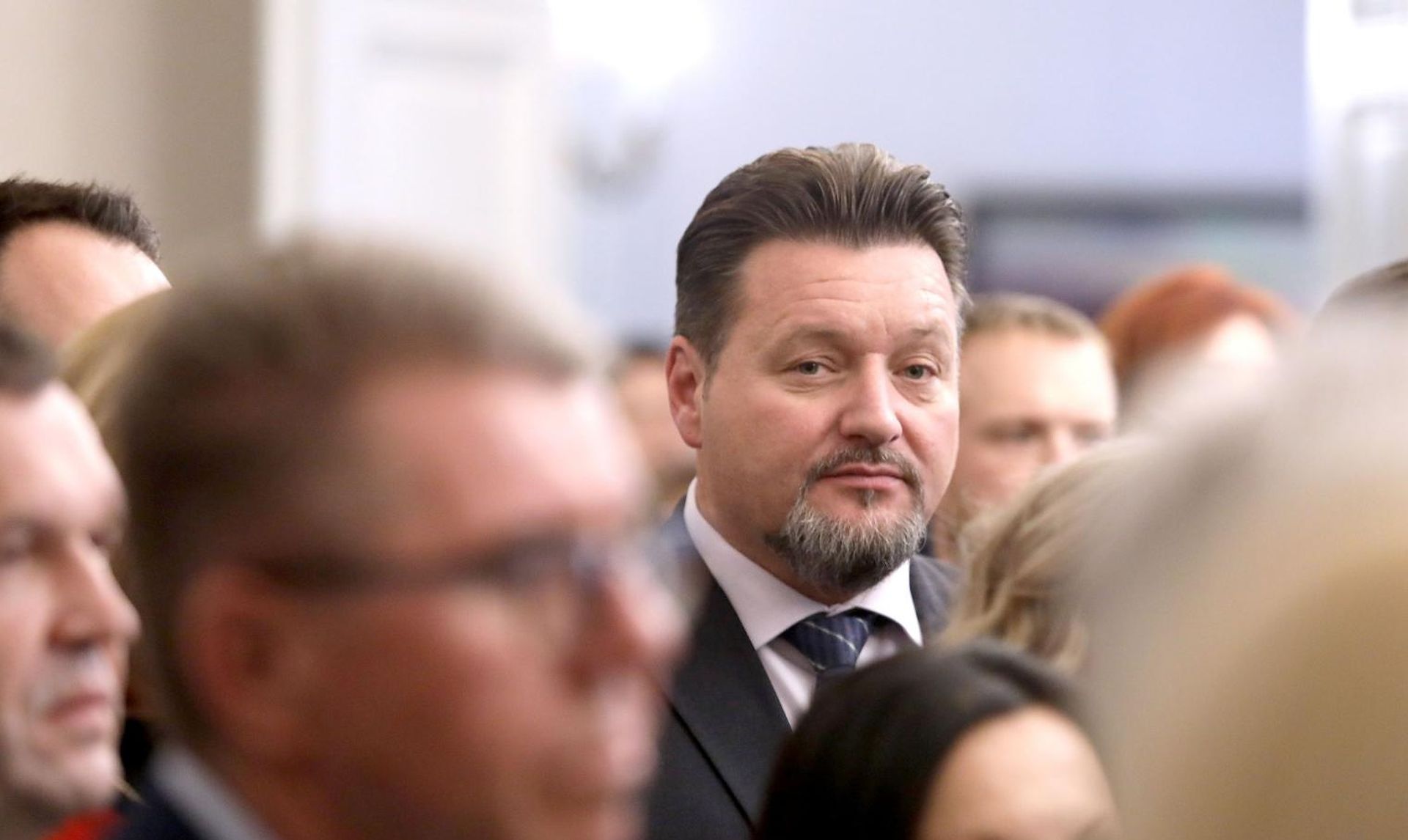 13.12.2019., Zagreb - Sabor je je glasovanjem zakljucio 15. sjednicu i zastupnici su otisli na zimsku stanku koja traje najmanje do 15. sijecnja iduce godine. nakon zavrsetka sjednice zastupnici, novinari i djelatnici Sabora okupili su se na Bozicnom domjenku.
Photo: Patrik Macek/PIXSELL