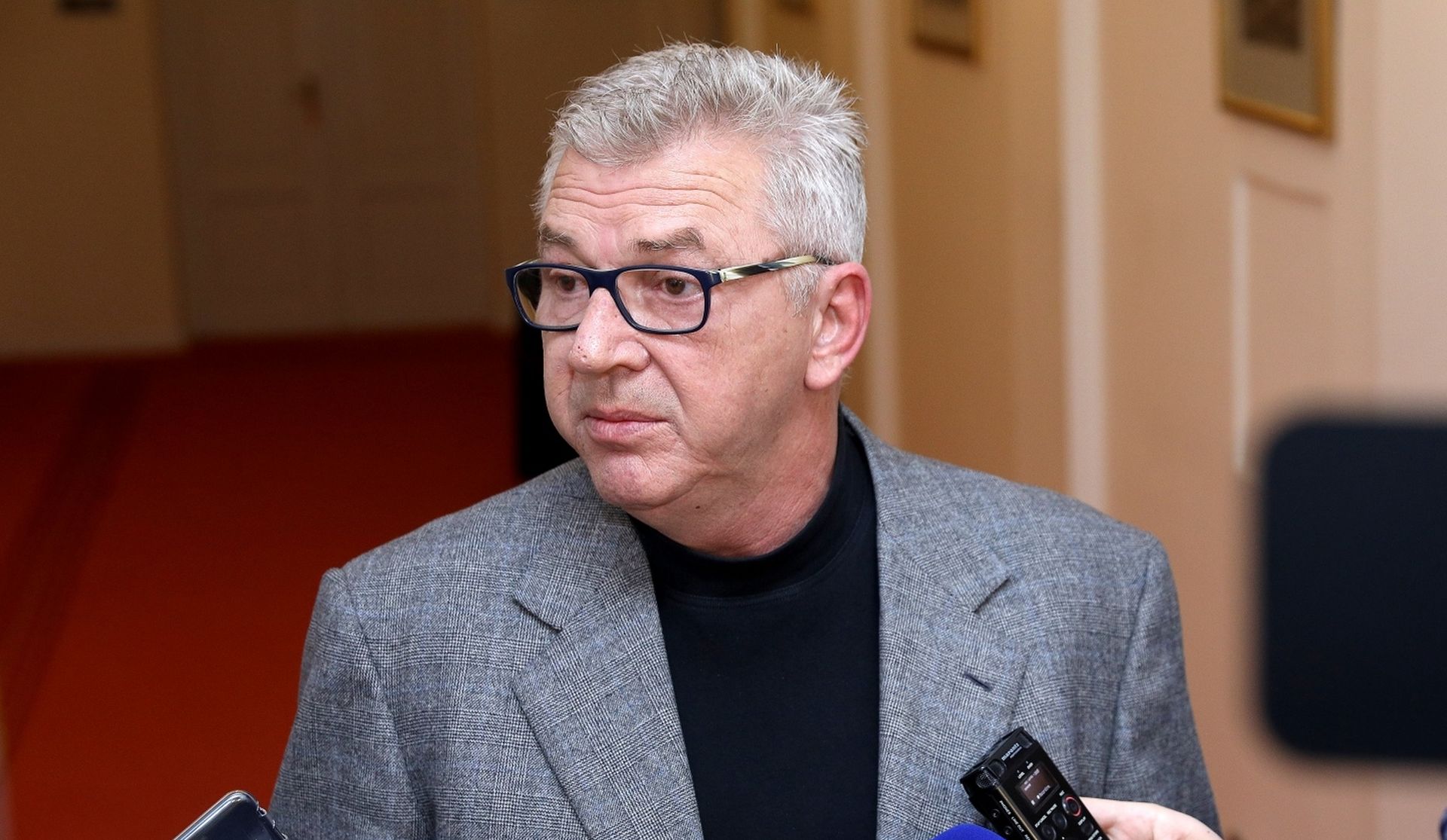 14.02.2020., Zagreb - Ranko Ostojic komentirao je u Saboru slucaj Lozancic.
Photo: Patrik Macek/PIXSELL