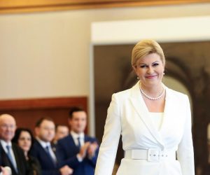 14.02.2020., Zagreb - Predsjednica Republike urucila je posmrtno dodijeljeno odlikovanje Velered predsjednika Republike Franje Tudjmana s lentom i Danicom nadbiskupu zagrebackom, kardinalu Franji Kuharicu. Odlikovanje je preuzeo kardinal Josip Bozanic, nadbiskup zagrebacki. Svecanosti su bili prisutni premijer Andrej Plenkovic, Predsjednik Sabora Gordan Jandrokovic i ostali visoki uzvanici.
Photo: Emica Elvedji/PIXSELL