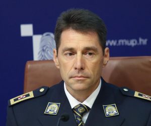 14.08.2019., Zagreb - U Amfiteatru Ravnateljstva policije odrzana konferencija za medije povodom zavrsetka sudjelovanja kineskih policijskih sluzbenika u projektu "Sigurna turisticka sezona 2019.". Zamjenik glavnog ravnatelja policije Josip Celic. 
Photo: Marko Prpic/PIXSELL