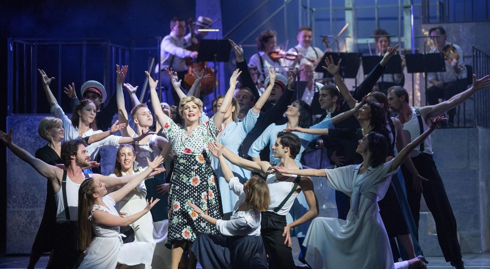 15.1.2020., Rijeka - Premijera predstave "Evita" odrzana je u Hrvatskom narodnom kazalistu "Ivan pl Zajc". Photo: Nel Pavletic/PIXSELL