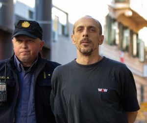 15.2.2020., Rijeka - Privodenje Branka Rafajca osumnjicenog za ubojstvo maloljetne osobe s Malog Losinja. Photo: Nel Pavletic/PIXSELL