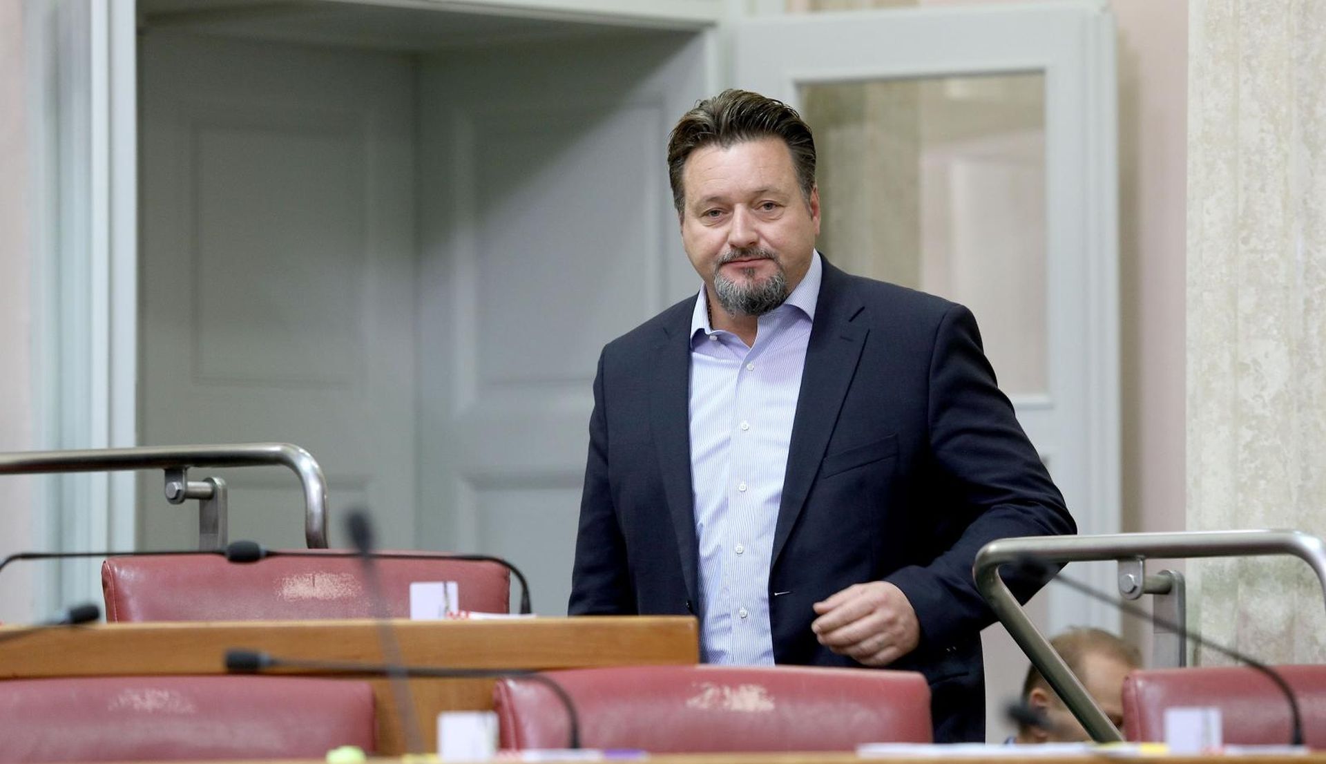 16.10.2019., Zagreb - U nastavku 14. sjednice premijer Andrej Plenkovic podnosi Saboru trece godisnje izvjesce o radu Vlade.
Photo: Patrik Macek/PIXSELL