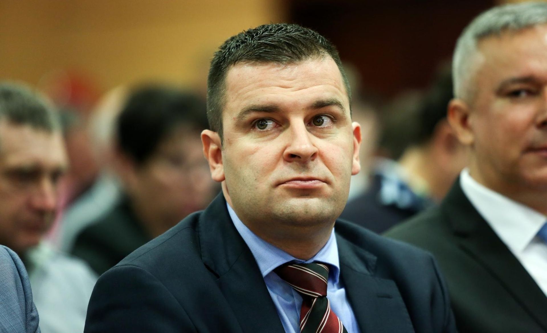 16.11.2019.,Zagreb - 19. sabor HSLS-a na kojem se bira novi predsjednik stranke. Dario Hrabak kandidat za novog predsjednika stranke.
Photo: Emica Elvedji/PIXSELL