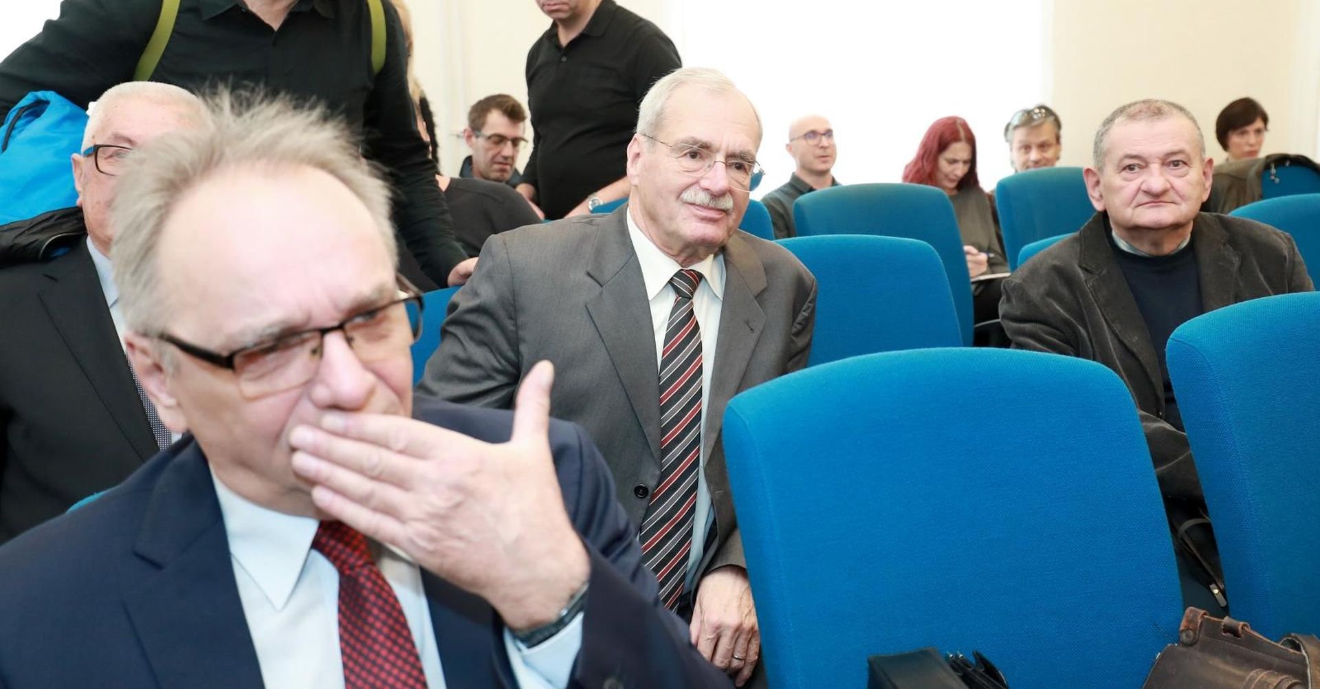 17.02.2020., Zagreb - Zupanijski sud. Nastavak sudjenja Branimiru Glavasu i drugima. Danasnji svjedoci bili su Andrija Hebrang, Luka Bebic i Krunislav Olujic. Photo: Sanjin Strukic/PIXSELL