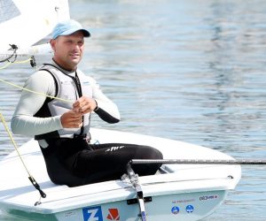 18.09.2017., Split - Finale Svjetskog prvenstva u jedrenju, klasa Laser.  Tonci Stipanovic. 
Photo: Miranda Cikotic/PIXSELL