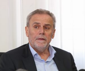 19.02.2020., Radnicka cesta 82, Zagreb -  Gradonacelnik Grada Zagreba Milan Bandic sa suradnicima predstavio je novi Operativni komunikacijski odjel i Ophodarsku sluzbu podruznice Cistoce. Gradonacelnik Milan Bandic. 
 Photo: Luka Stanzl/PIXSELL