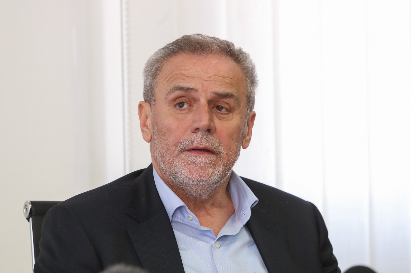 19.02.2020., Radnicka cesta 82, Zagreb -  Gradonacelnik Grada Zagreba Milan Bandic sa suradnicima predstavio je novi Operativni komunikacijski odjel i Ophodarsku sluzbu podruznice Cistoce. Gradonacelnik Milan Bandic. 
 Photo: Luka Stanzl/PIXSELL