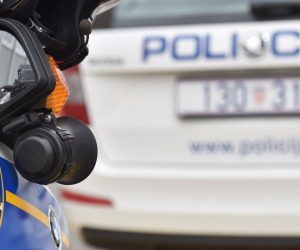 20.03.2017., Sibenik -
Policijske oznake na sluzbenim vozilima.
Photo: Hrvoje Jelavic/PIXSELL