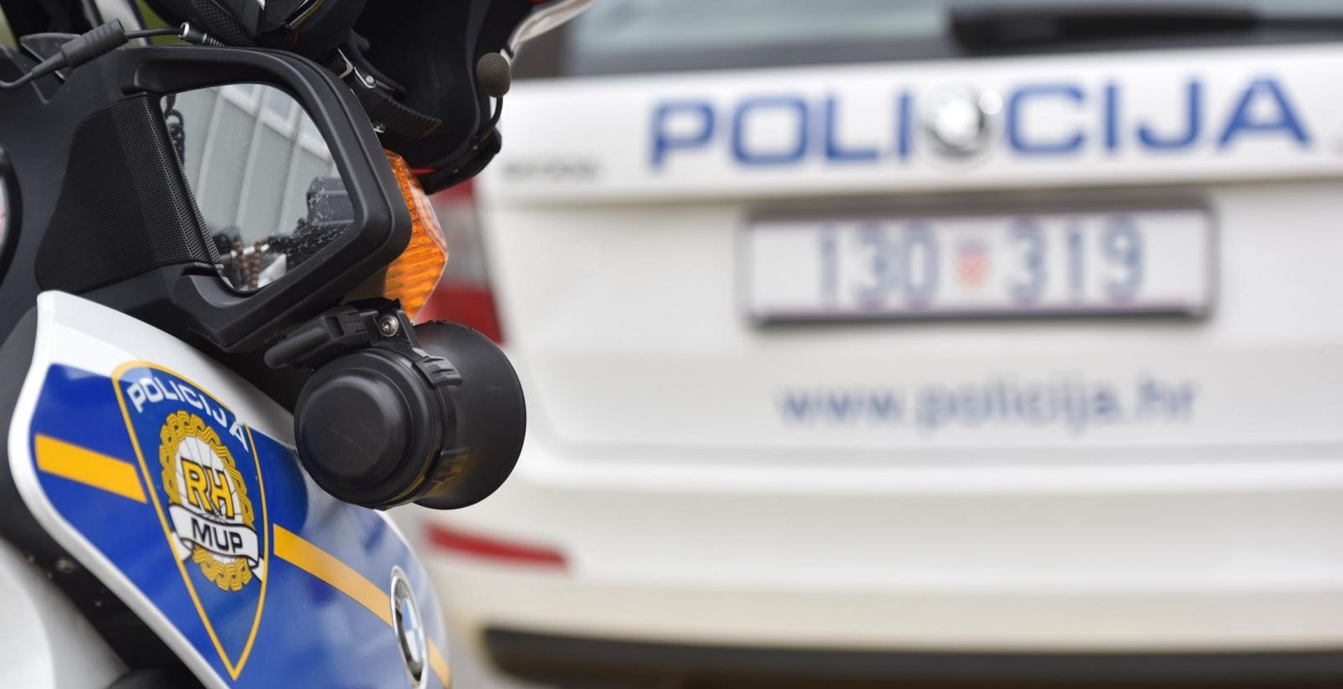 20.03.2017., Sibenik -
Policijske oznake na sluzbenim vozilima.
Photo: Hrvoje Jelavic/PIXSELL