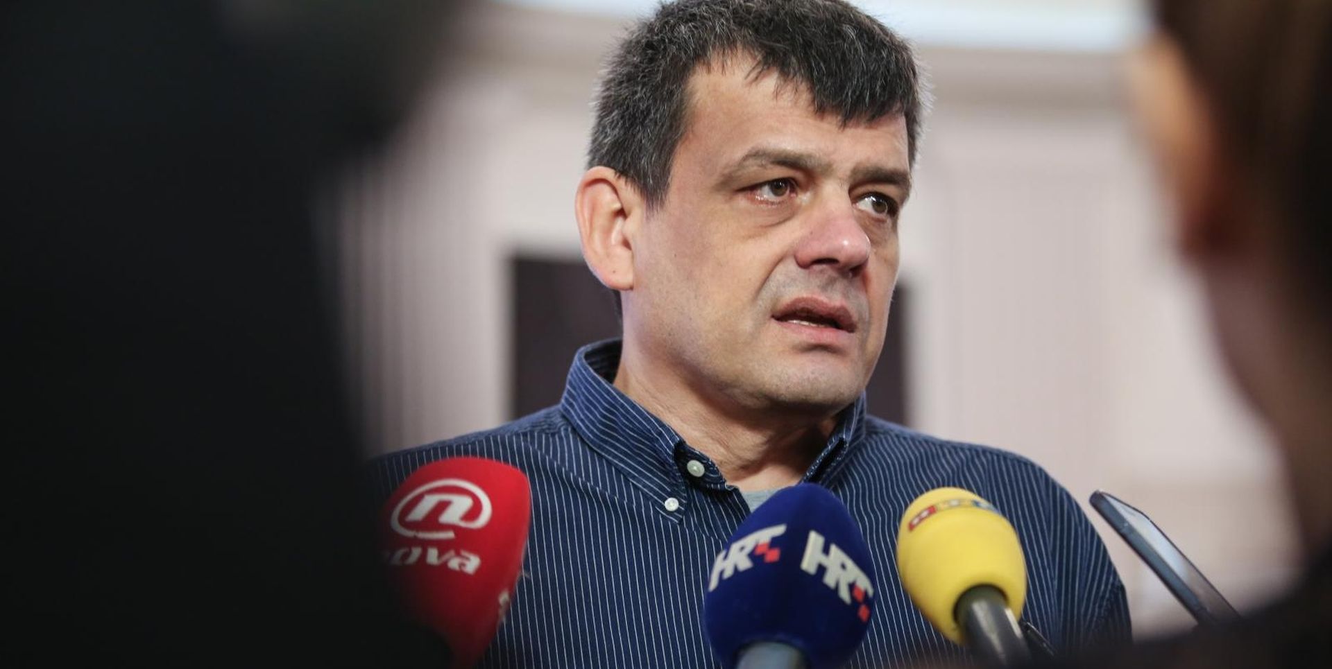 20.09.2017., Zagreb - Okrugli stol Cijepljenje, cinjenicama protiv mitova u Hrvatskom novinarskom drustvu. Bernard Kaic, voditelj za epidemiologiju zaraznih bolesti.     
Photo: Igor Soban/PIXSELL