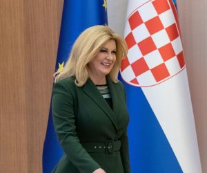 20.11.2019., Ured predsjednice, Zagreb - Predsjednica Republike Kolinda Grabar Kitarovic primila je g. Michela Barniera, glavnog pregovaraca Europske komisije za Brexit. 
Photo: Igor Kralj/PIXSELL