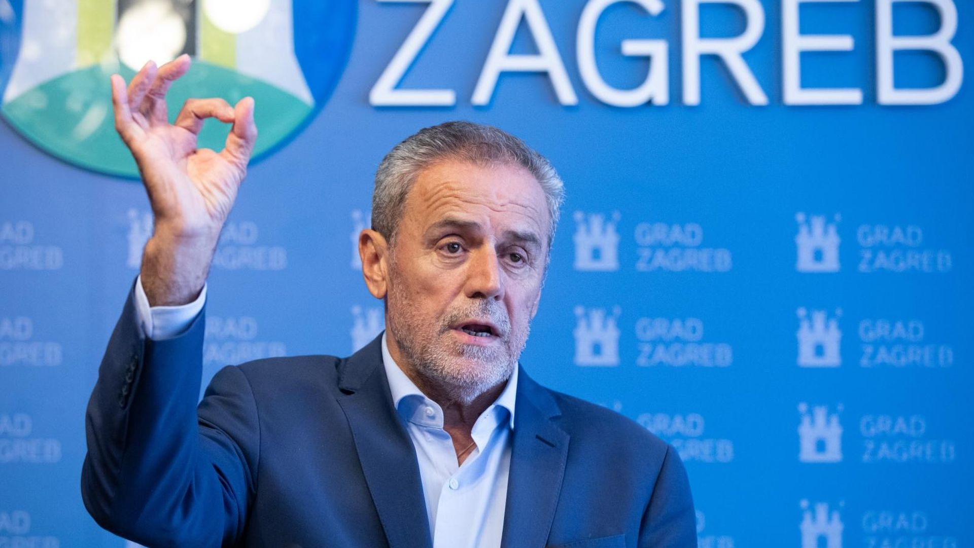 22.10.2019., Zagreb - GradonaCelnik Zagreba Milan Bandic sa suradnicima odrzao je konferenciju za novinare na temu "Akti gradonacelnika" u povodu 28. sjednice Gradske skupstine Grada Zagreba. Milan Bandic.
Photo: Davor Puklavec/PIXSELL