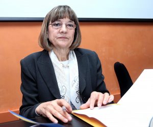 22.11.2013., Zagreb - Okrugli stol u organizaciji HDZ-ove zastupnice u Europskom parlamentu, Zdravke Busic na temu Hrvatski sukob s Europskom unijom i iskustva drugih zemalja clanica odrzan je u Matici Hrvatskoj. 
Photo: Goran Stanzl/PIXSELLGoran Stanzl/PIXSELL