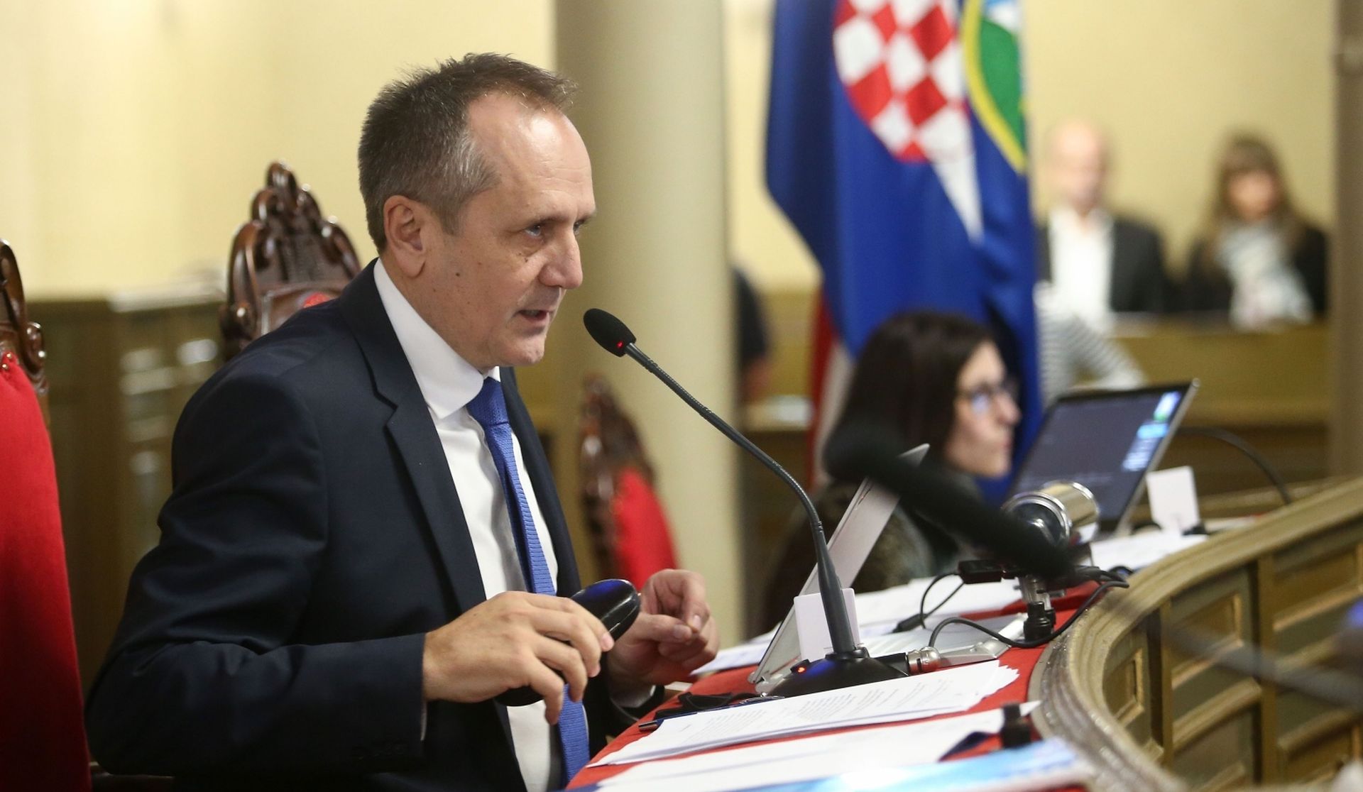 23.12.2019., Zagreb - 30. sjednica Zagrebacke Gradske skupstine s temom Adventa i dodjeli kucica.
Photo: Matija Habljak/PIXSEL