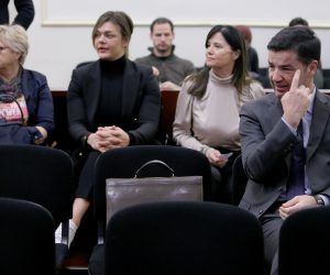26.02.2020., Zagreb - Nastavak sudjenja Milanu Bandicu i drugima na Zupanijskom sudu. Svjedoci Sandra Perkovic, Dijana Pripuz, Branka Rabatic. Optuzenik Miro Laco
Photo: Dalibor Urukalovic/PIXSELL