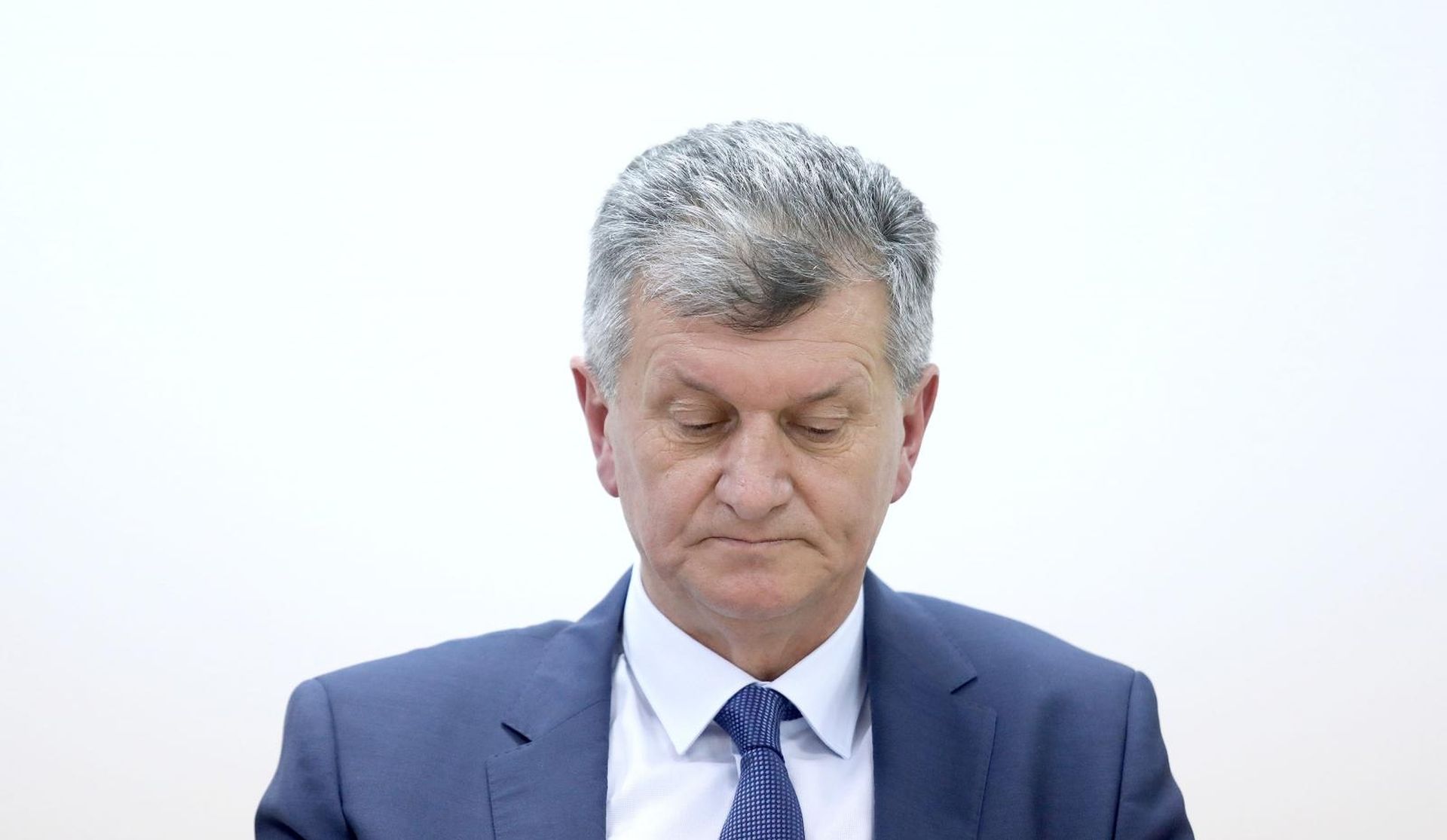 27.01.2020., Zagreb - Ministar zdravstva Milan Kujundzic objavio je na konferenciji za medije da je premijeru dao mandat na raspolaganje. Photo: Patrik Macek/PIXSELL