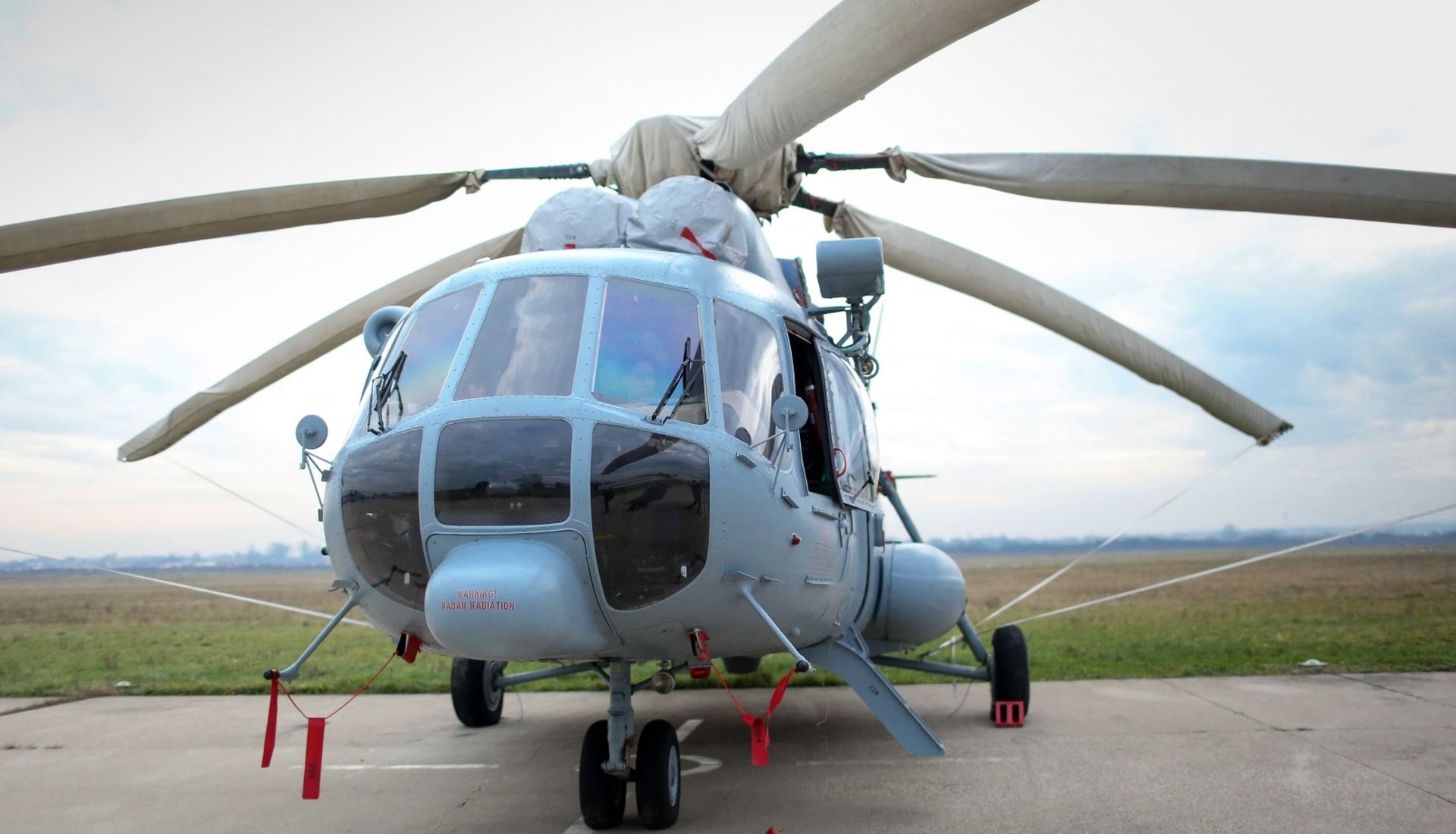 27.12.2019., Zagreb - Vojni helikopter na aerodromu Lučko
Photo: Emica Elvedji/PIXSELL