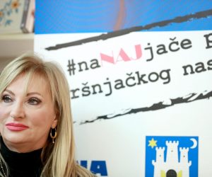 28.01.2020., Zagreb - Na konferenciji za medije predstavljen je donatorski projekt #naNAJjace protiv vrsnjackog nasilja, a jubilarno 20. izdanje  20. Naj, naj, naj festivala Gradskog kazalista Zar ptica sastavni je dio tog velikog projekta borbe protiv vrsnjackog nasilja. Medijima su se obratili Milanka Colovic, ravnatelj GK Zar ptice Drago Utjesanovic, izbornica 20. Naj, naj, naj festivala Zeljka Turcinovic te ravnateljica Poliklinike za zastitu djece i mladih Grada Zagreba Gordana Buljan Flander. Photo: Sanjin Strukic/PIXSELL