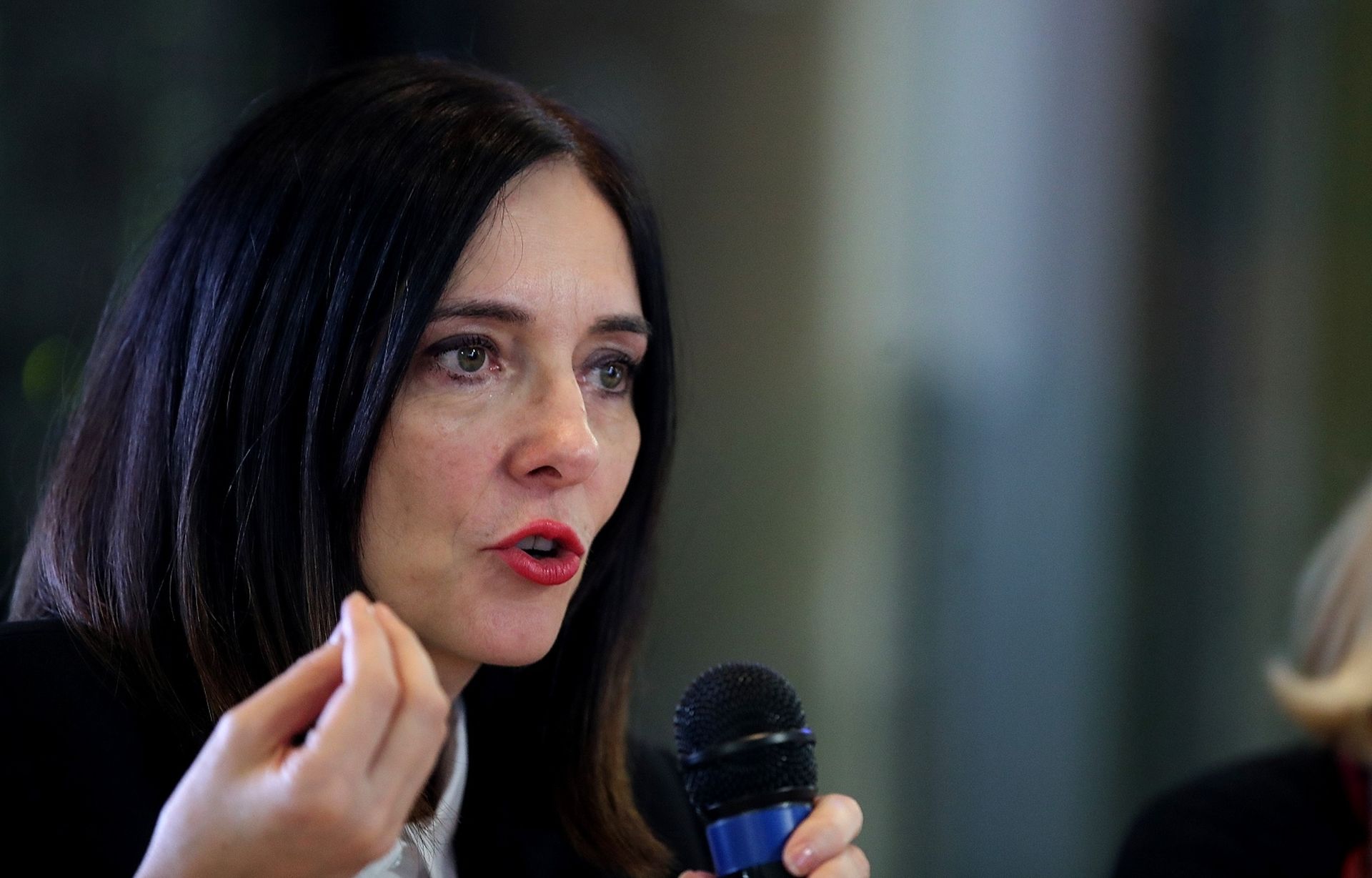 29.01.2020., Zagreb - Ministrica znanosti i obrazovanja Blazenka Divjak sudjelovala je na konferenciji za medije na kojoj je predstavljen softver za provjeru autenticnosti radova u sustavu visokog obrazovanja. Predstavila ga je Sandra Kucina Softic, pomocnica ravnatelja Srca. Novi alat dostupan je za oko 150.000 studenata i oko 9.600 nastavnika te ce omoguciti provjeru studentskih radova, od seminarskih, zavrsnih do doktorskih, cime ce se olaksati prosudba vezanu uz autenticnost pojedinog rada. 
Photo: Goran Stanzl/PIXSELL