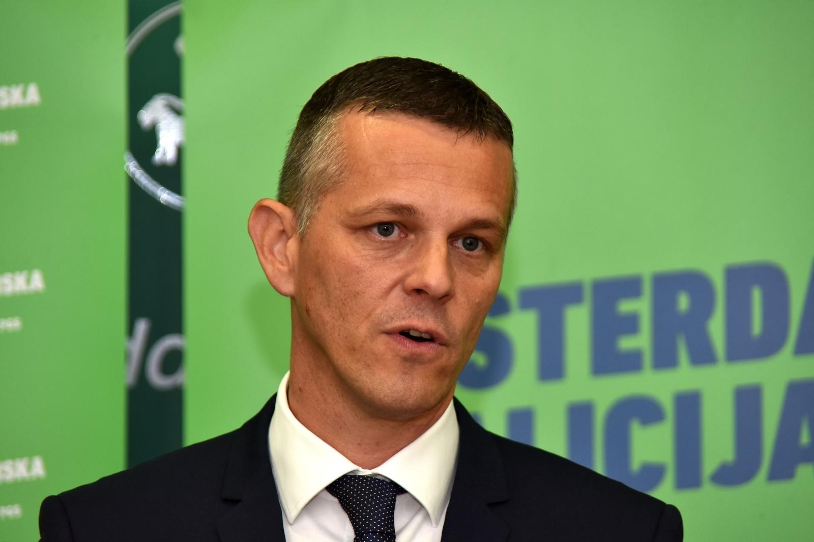 30.05.2019., Pula - Predsjednik IDS-a Boris Miletic i novoizabrani zastupnik IDS-a u Europskom parlamentu Valter Flego odrzali su konferenciju za medije 
Photo: Dusko Marusic /PIXSELL