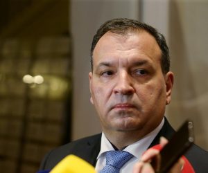31.01.2020., Zagreb - Vili Beros dao je izjavu okupljenim medijima nakon sto ga je Sabor potvrdio za novog ministra zdravstva. 
Photo: Dalibor Urukalovic/PIXSELL