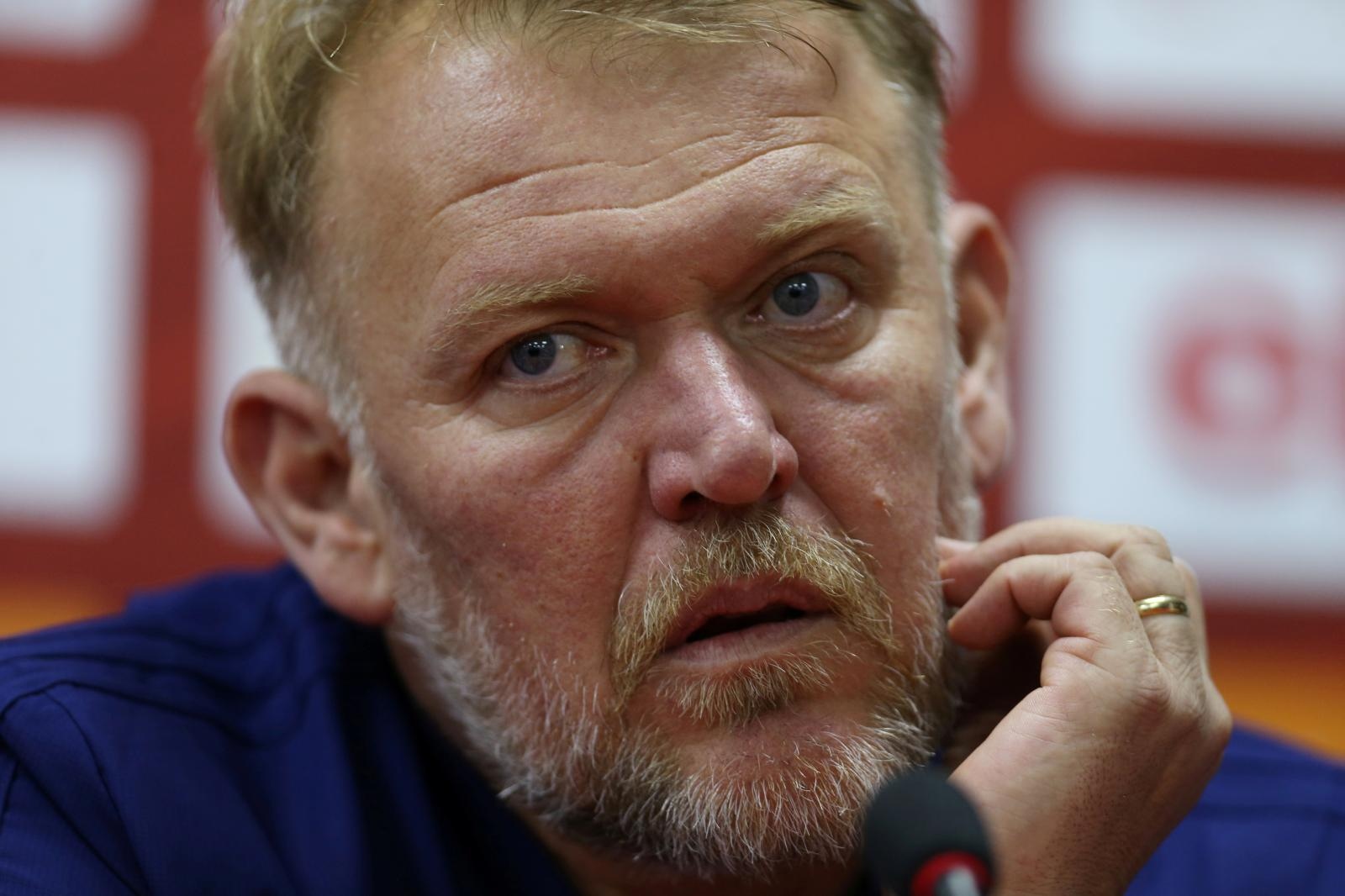 FILE PHOTO: Euro 2020 Qualifier - Bosnia and Herzegovina Press Conference FILE PHOTO: Soccer Football - Euro 2020 Qualifier - Bosnia and Herzegovina Press Conference - Bilino Polje Stadium, Zenica, Bosnia and Herzegovina - November 14, 2019  Bosnia and Herzegovina coach Robert Prosinecki during the press conference  REUTERS/Dado Ruvic/File Photo Dado Ruvic