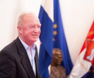 Zagreb, 17.02.2020. - Savez antifašističkih boraca i antifašista Republike Hrvatske (SABA RH) na konferenciji za medije najavili su Međunarodnu konferenciju "Fašizam i antifašizam u Europi danas" koja će se održati 20. i 21. veljače u zagrebačkom Hotelu Panorama. Na fotografiji Franjo Habulin.   foto HINA/ Daniel KASAP/dk