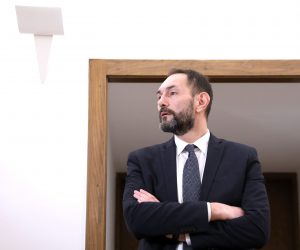 09.12.2019., Zagreb - Glavni drzavni odvjetnik Drazen Jelenic dao je izjavu uoci radnog sastanka Nacionalnog vijeca za pracenje provedbe Strategije suzbijanja korupcije. Photo: Patrik Macek/PIXSELL