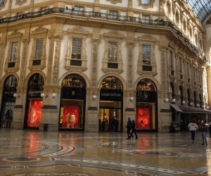 epa08278005 An interior view of the nearly-empty Galleria Vittorio Emanuele II arcades (Italy's oldest active shopping mall) in the Lombardian capital of Milan, northern Italy, 08 March 2020. The Italian authorities have taken the drastic measure of shutting off the entire northern Italian region of Lombardy – home to about 16 million people – in a bid to halt the ongoing coronavirus epidemic in the Mediterranean country. The number of confirmed cases of the COVID-19 disease caused by the SARS-CoV-2 coronavirus in Italy has jumped up to at least 5,883, while the death toll has surpassed 230, making Italy the nation with the third-highest number of infections (behind China and South Korea) and the second-highest death toll after China.  EPA/MATTEO CORNER