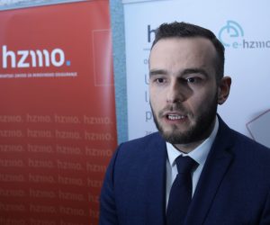 Zagreb, 9.3.2020 - Predstavljen je biti projekt “Modernizacija IKT podrške Hrvatskog zavoda za mirovinsko osiguranje – eHZMO”. Nazočnima  se uvodno obratio ministar rada i mirovinskoga sustava Josip Aladrović (na slici) i ravnatelj HZMO-a Ivan Serdar .foto HINA/ Tomislav PAVLEK/tp