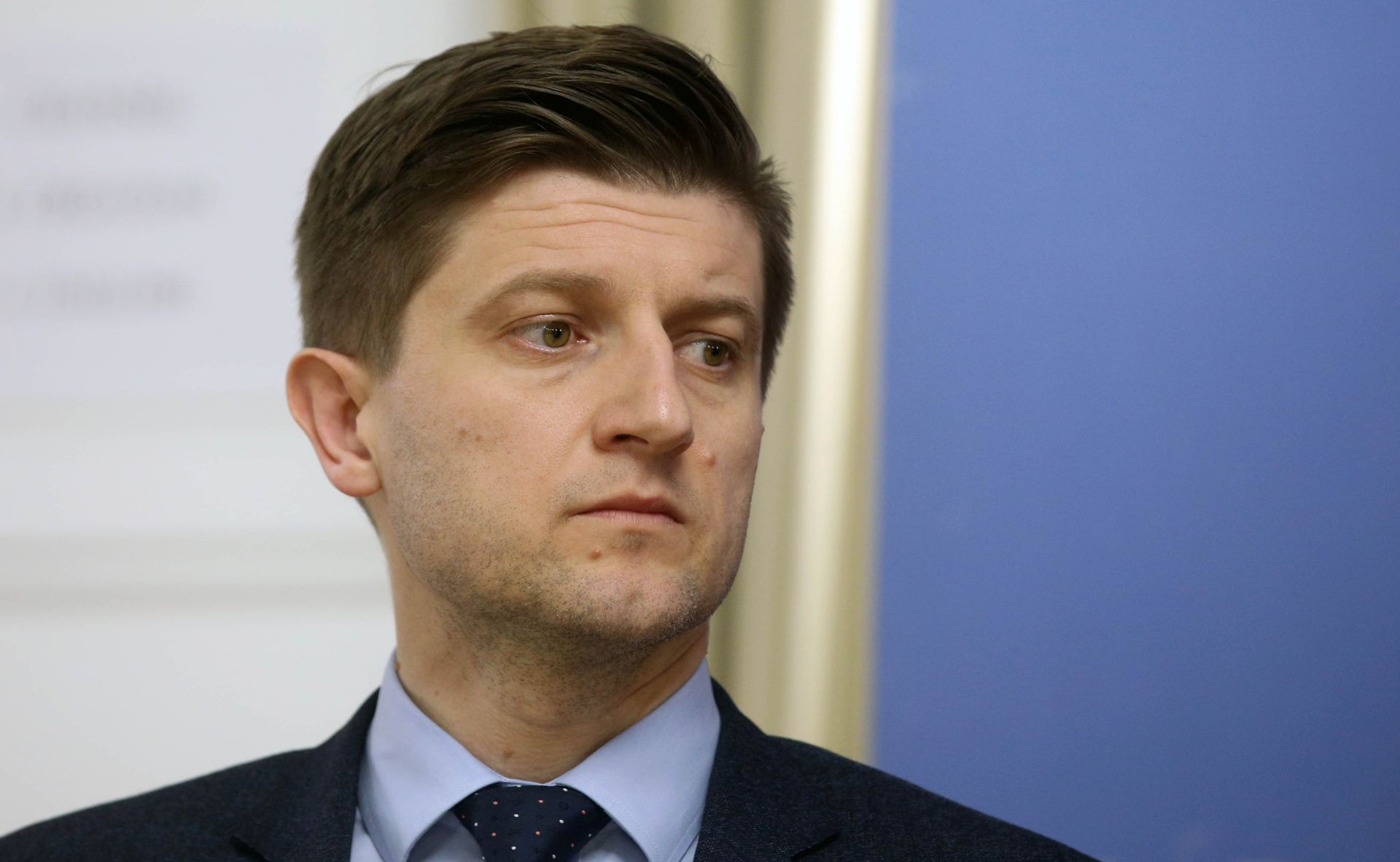 Zagreb, 11.3.2020 - Tiskovna konferencija nakon sastanka kriznog stožera u Vladi. Na slici Zdravko Marić.
Foto HINA/ Dario GRZELJ/ dag