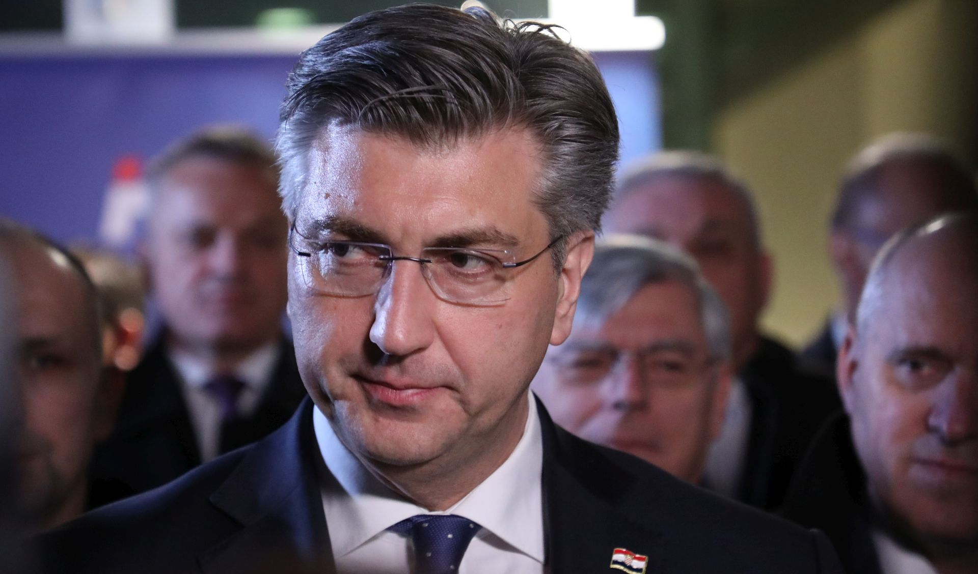 Zagreb, 15.03.2020. - Izborni stožer "Odvažno za Hrvatsku", unutarstanački izbori u HDZ-u. Na fotografiji Andrej Plenković.
foto HINA/ Admir BULJUBAŠIĆ/ abu