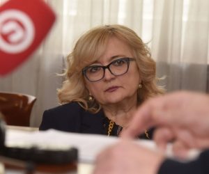 02.03.2020., Knin - Okrugli stol - Pet do dvanaest za opstanak opce i veteranske bolnice Hrvatski ponos -Knin. Ines Strenja Linic.
Photo: Hrvoje Jelavic/PIXSELL