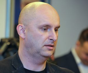 02.03.2020.,Sibenik-Kandidati Opcije za promjene Miro Kovac i Tomislav Tolusic u sklopu unutarstranackih izbora u HDZ-u boravili su u Sibeniku.
Photo: Dusko Jaramaz/PIXSELL
