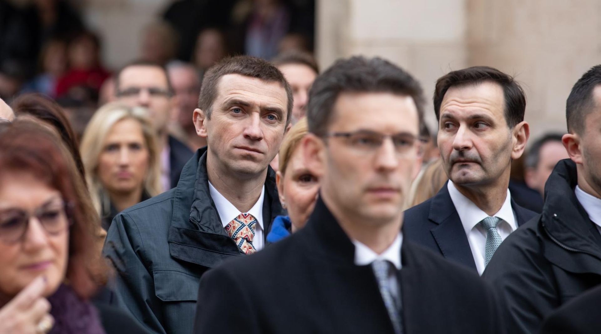 03.02.2020., Stara gradska jezgra, Dubrovnik - Nakon sredisnje mise 1048. Feste svetog Vlaha, ulicama Grada odrzana je svecana procesija s mocima svetog Vlaha i Isusovom pelenicom. Ivan Penava. 
Photo: Grgo Jelavic/PIXSELL