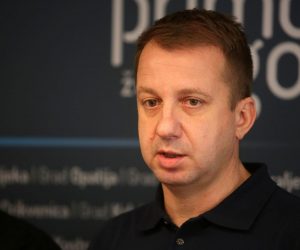 03.03.2020., Rijeka - Marko Boras Mandic dao je izjavu nakon sastanak stozera civilne zastite Primorsko goranske zupanije. Photo: Goran Kovacic/PIXSELL