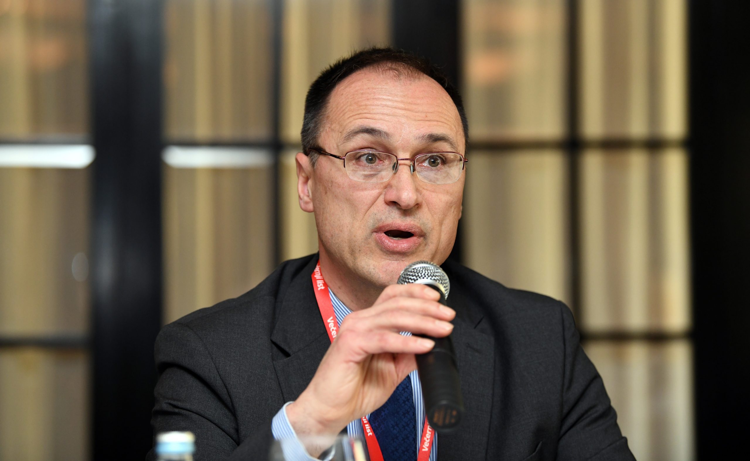 04.03.2019., Zagreb - U hotelu Esplanade odrzana je konferencija "Hrvatska kakvu trebamo - dvije godine poslije" u organizaciji Vecernjeg lista. Panel "Nacionalna sigurnost". Dragan Lozancic. 
Photo: Josip Regovic/PIXSELL