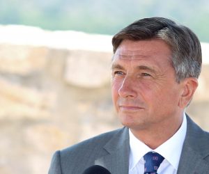 04.09.2019., Sibenik - Austrijski predsjednik Alexander Van der Bellen, slovenski predsjednik Borut Pahor i hrvatska predsjednica Kolinda Grabar-Kitarovic sastali su se kako bi razgovarali o regionalnoj suradnji. Nakon susreta predsjednici su dali izjave.
Photo: Dusko Jaramaz/PIXSELL