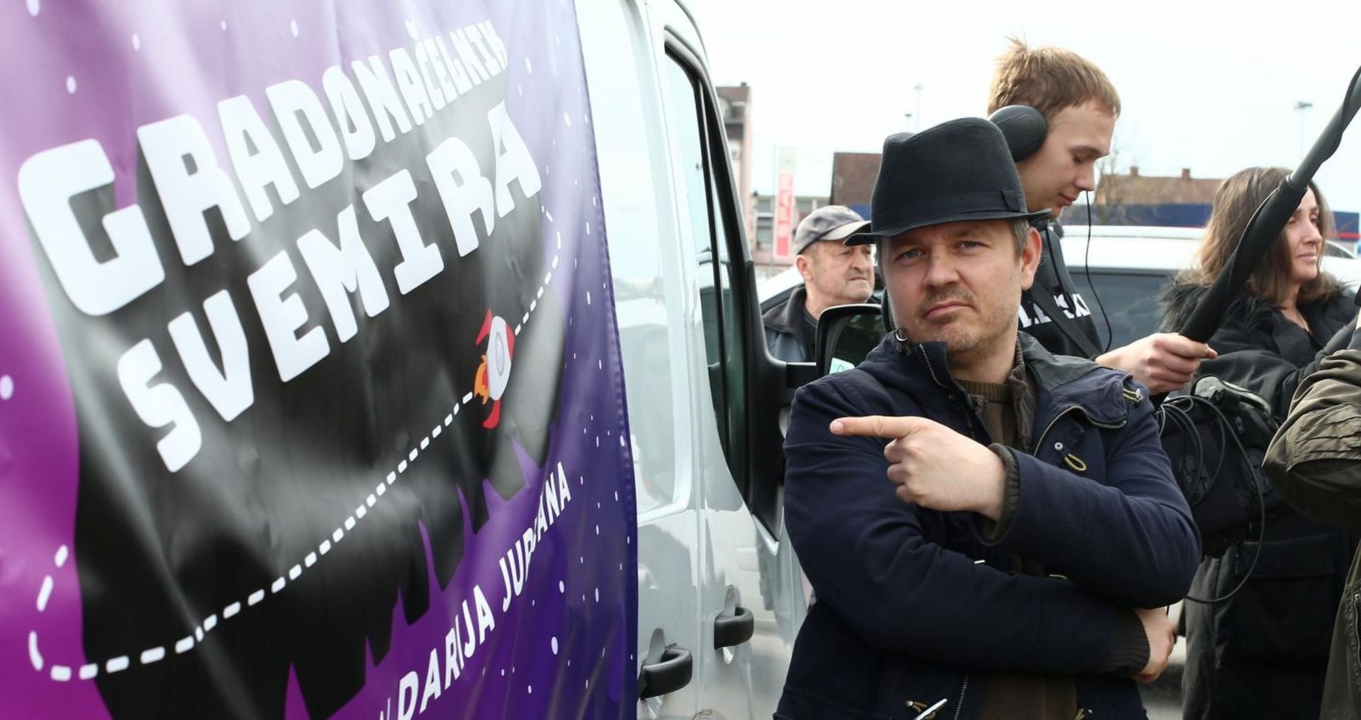 07.03.2020., Zagreb -  Novi show Darija Juricana na trznici u Dubravi pod nazivom Ispovjedaonica. Photo: Matija Habljak/PIXSELL