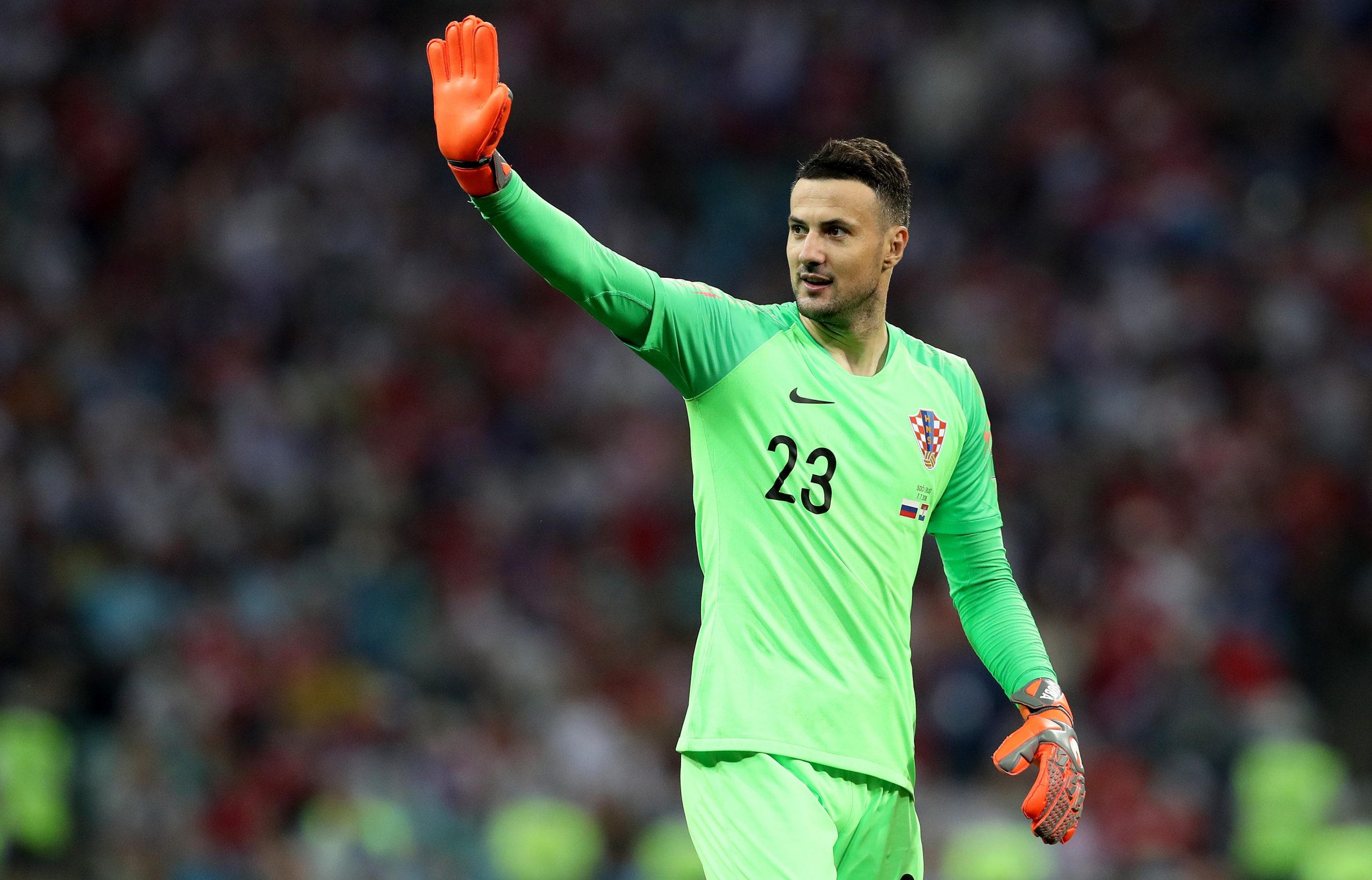 07.07.2018., stadion Fist, Soci, Rusija - Svjetsko nogometno prvenstvo 2018., cetvrtfinale, Rusija - Hrvatska. Danijel Subasic. Photo: Igor Kralj/PIXSELL