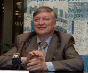 12.03.2010.Rijeka - Bivsi svjetski prvak u sahu Anatolij Karpov posjetio je Europsko prvenstvo u sahu koje se odrzava u dvorani Zamet.
Photo: Goran Kovacic/PIXSELL