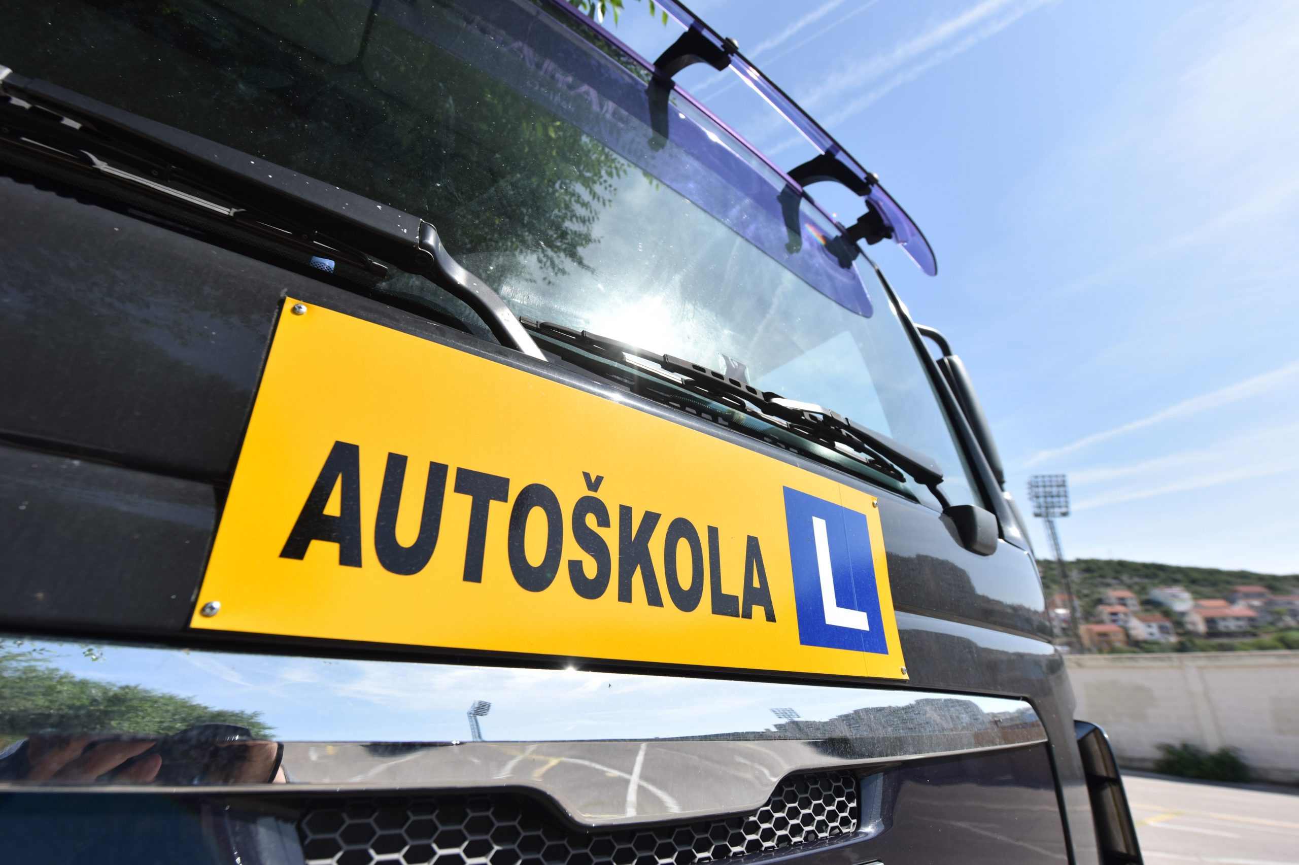 10.06.2018., Sibenik - Kamion autoskole.
Photo: Hrvoje Jelavic/PIXSELL