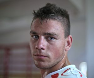 10.08.2014., Zagreb - U boksackom klubu Sesvete odrzan je trening hrvatskih boksaca koji ce ovog mjeseca nastupiti na Olimpijskim igrama mladih u Kini. Pod strucnim vodstvom Zeljka Mavrovica trenirali su Luka Prtenjaca, Luka Plantic i Toni Filipi uz nadzor trenera Franje Grgica. Toni Filipi. 
Photo: Sanjin Strukic/PIXSELL