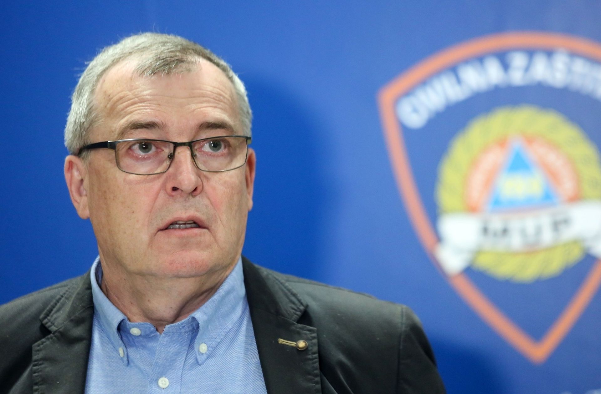 13.03.2020., Zagreb - Konferencija za medije Stozera Civilne zastite na temu koronavirusa. Ravnatelj Hrvatskog zavoda za javno zdravstvo Krunoslav Capak

 Photo: Marin Tironi/PIXSELL