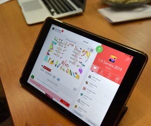 13.03.2020., Pula - Osnovna skola Centar. Ravnatelji skola u Istarskoj zupaniji u suradnji s kolegama informaticarima i nastavnicima u pripremama za nastavu na daljinu s kojom ce zapoceti u ponedjeljak. 
 Photo: Dusko Marusic /PIXSELL