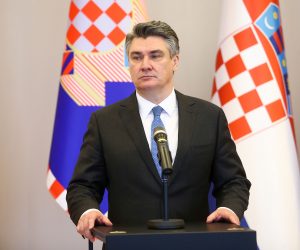 13.03.2020., Zagreb - Predsjednik RH Zoran Milanovic dao izjavu za medije o aktualnoj situaciji vezanu za koronavirus.
Photo: Matija Habljak/PIXSELL